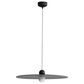 Golden Lighting Faroe 24" 1-Light LED Pendant in Flecked Black and Grey, , large