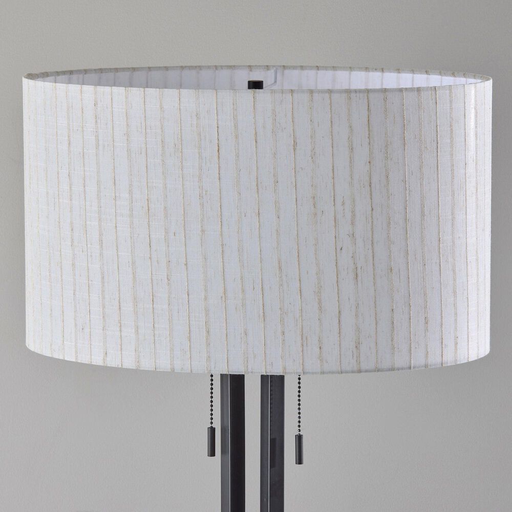 Adesso Foster Floor Lamp in Black, , large