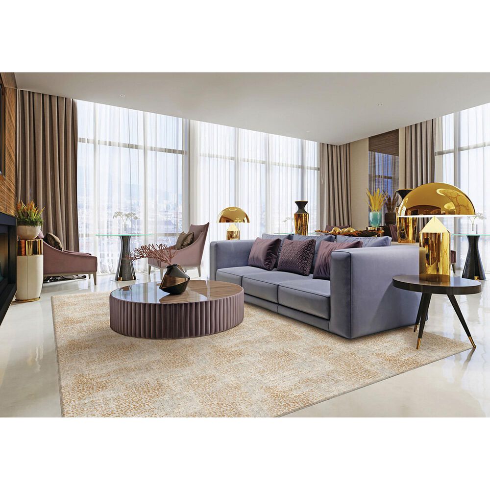 Stanton Kilimanjaro King Cheetah Carpet in Amber, , large