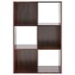 Ashley Glosmount 6-Cube Organizer in Cherry and Light Brown, , large