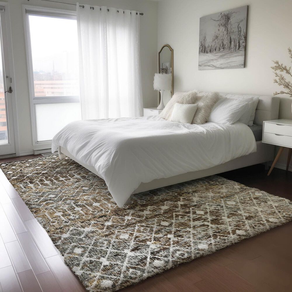 Dalyn Rug Company Lorenzo LN7 Brown 8&#39; x 10&#39; Area Rug, , large