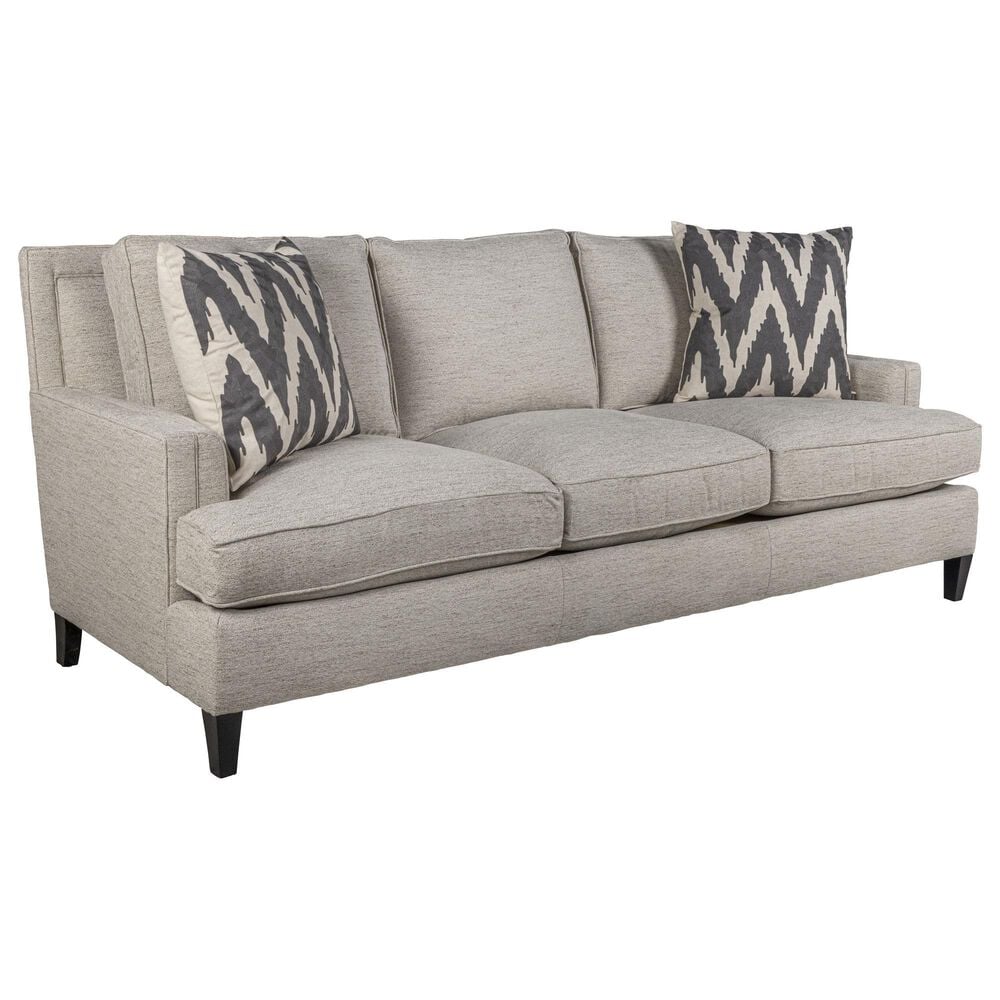 Bernhardt Addison Stationary Sofa in White and Cream, , large