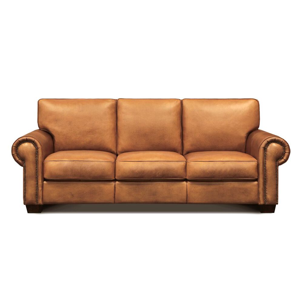 GTR Leather Inc. Nelson 3 Seat Sofa in Mustang Brown, , large