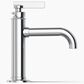 Kohler Castia Single-Handle Bathroom Sink Faucet in Polished Chrome, , large