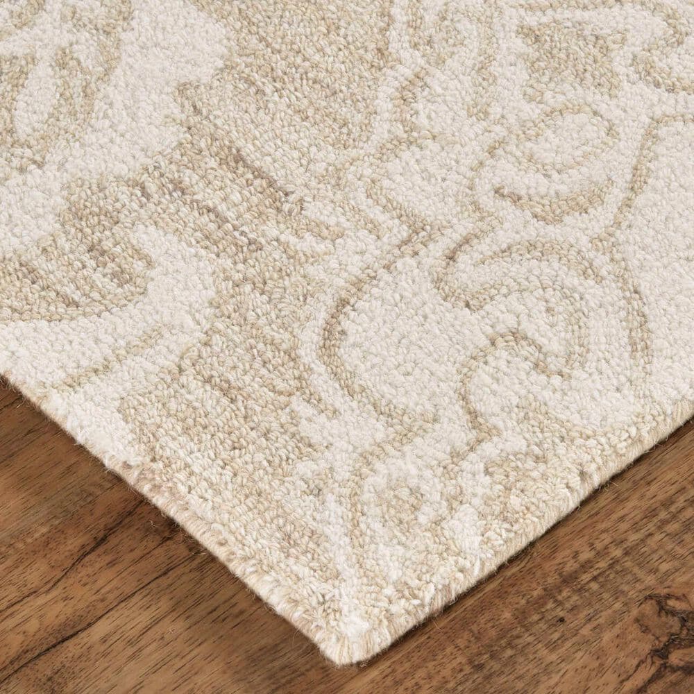 Feizy Belfort 9&#39; x 12&#39; Taupe and Ivory Area Rug, , large