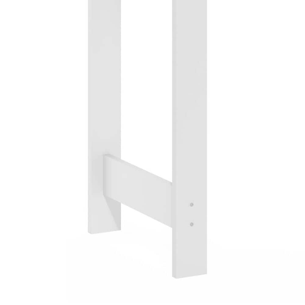 HOMLUX 39" Writing Desk with Drawer in White, , large