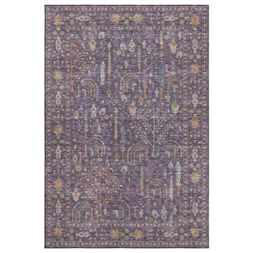 Dalyn Rug Company Hatay HY5 10" x 14" Eggplant Area Rug, , large