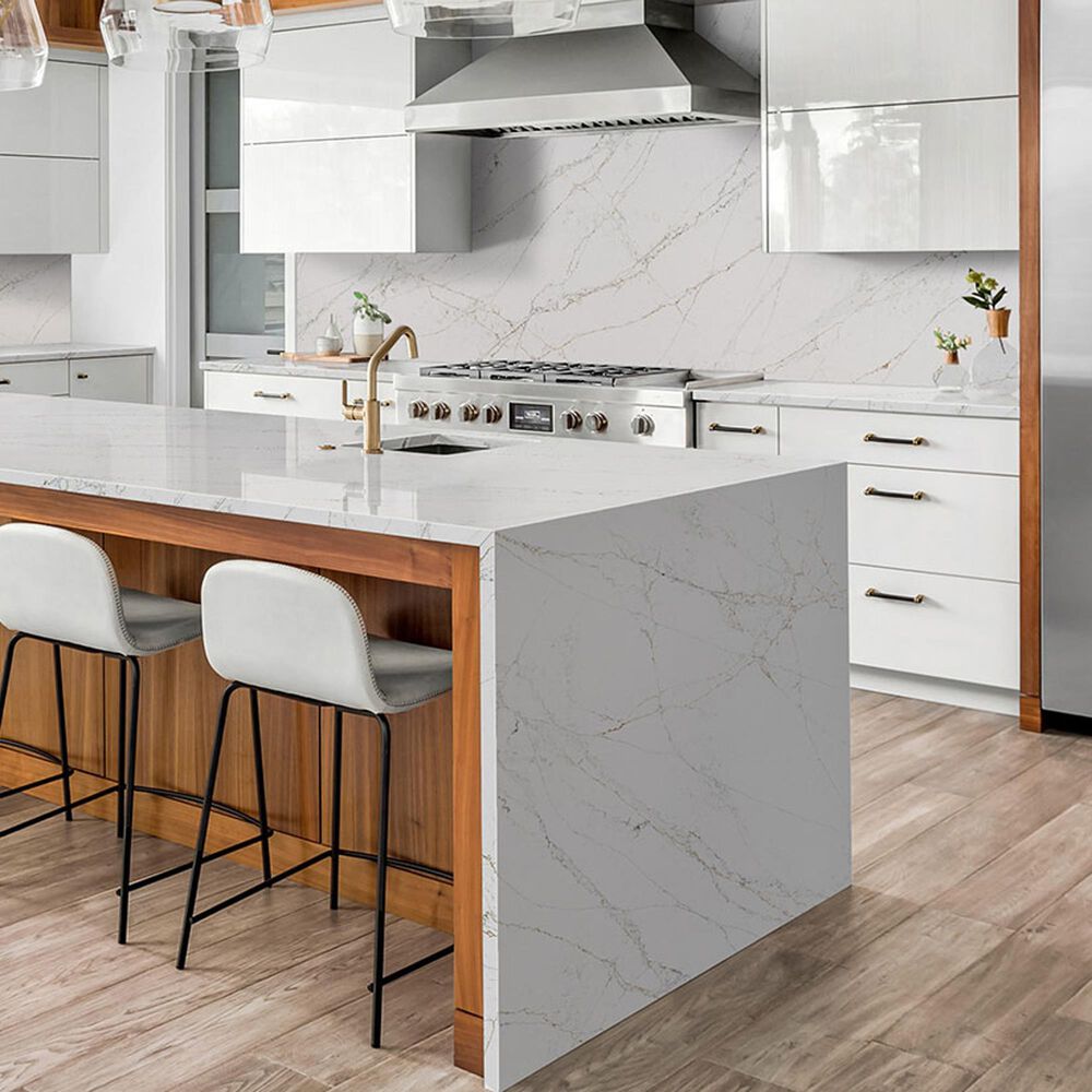 NFM Custom Countertops Calacatta Viraldi 3cm Quartz Countertop, , large