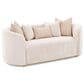 Vista Haus Ariana Stationary Loveseat in Beige Velvet, , large