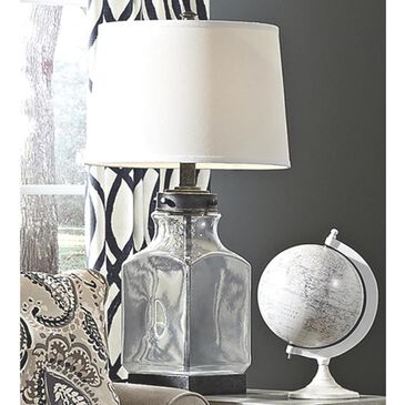 Signature Design by Ashley Sharolyn Glass Table Lamp In Transparent/Silver, , large