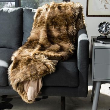 Safavieh Golden Noir Queen Throw in Brown/Champagne, , large