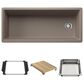 Blanco Inteos 45" Undermount Single Bowl Kitchen Sink in Truffle, , large