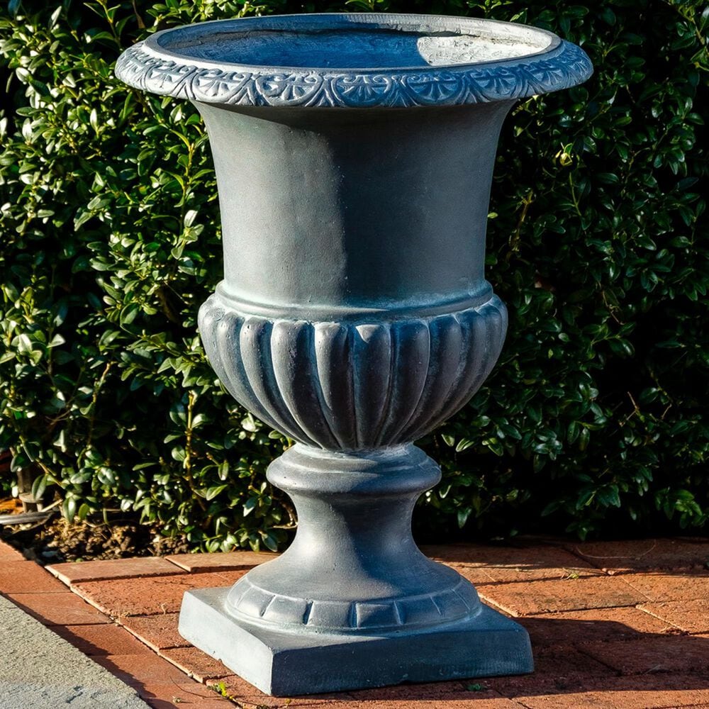 Alfresco Home Hanover Medium Patio Urn in Gray, , large