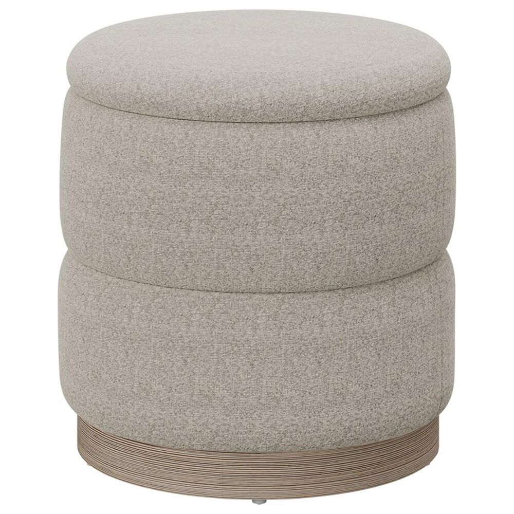 Golden Wave Furniture Dorset Storage Ottoman with Tray in Oat, , large