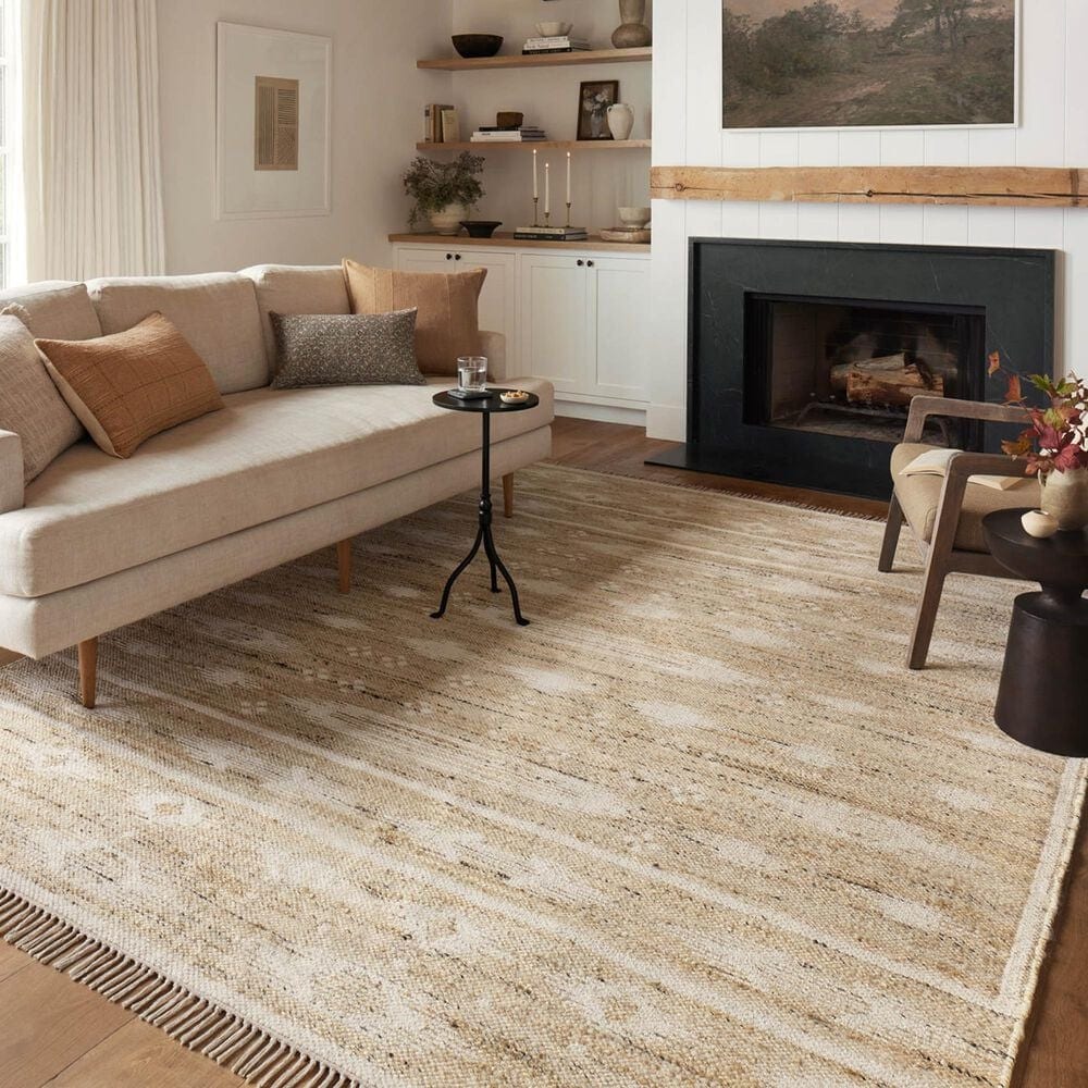 Angela Rose Rivers 3&#39;6&quot; x 5&#39;6&quot; Natural and Ivory Area Rug, , large