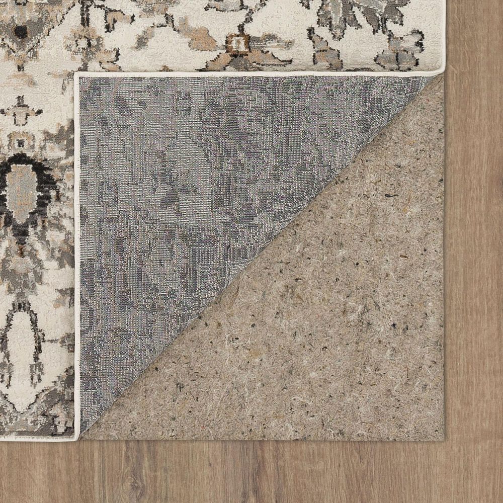 Karastan Cleo R1076 5&#39; 3&quot; X 8&#39; Light Grey Area Rug, , large