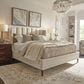 Lexington Home Brands Savoy King Upholstered Wingback Panel Bed in Chester, , large