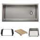 Blanco Inteos 39" Undermount Single Bowl Kitchen Sink in Satin Polish, , large