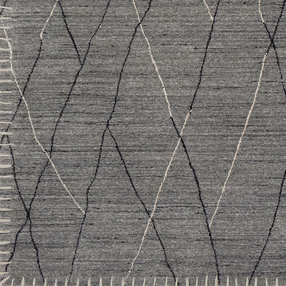 Surya Arlequin 2&#39; x 3&#39; Charcoal, Medium Gray and Black Area Rug, , large