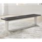 Ashley Darborn 62" Bench in Light Gray and Brown Cherry, , large