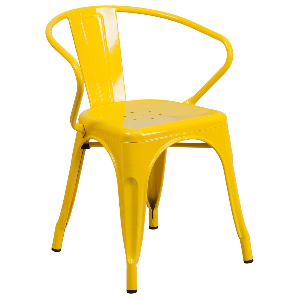 Flash Furniture Arm Chair in Yellow, , large