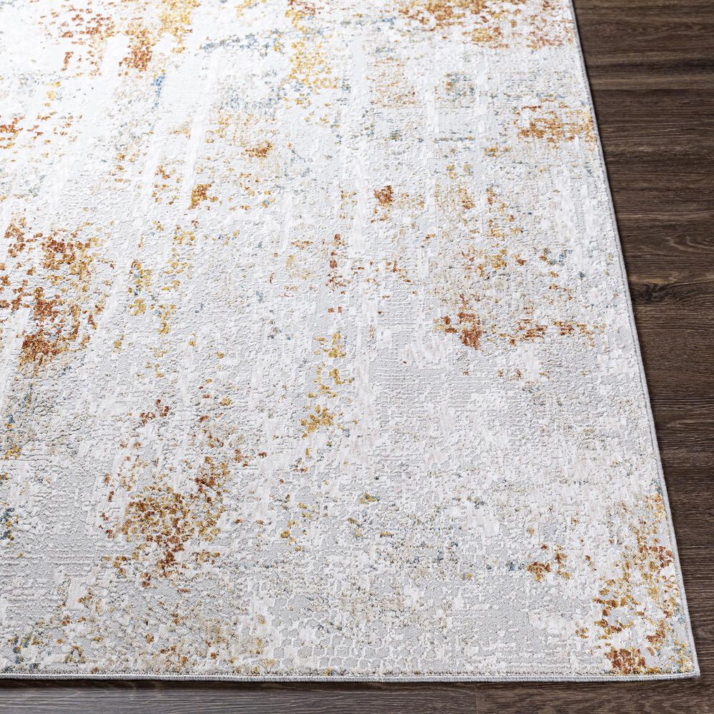 Surya Carmel 5&#39; x 7&#39;3&quot; Camel, Clay, Mustard and Aqua Area Rug, , large