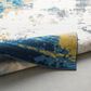 Surya Pepin PEI-1012 2" x 3" Aqua, Blue and Mustard Area Rug, , large