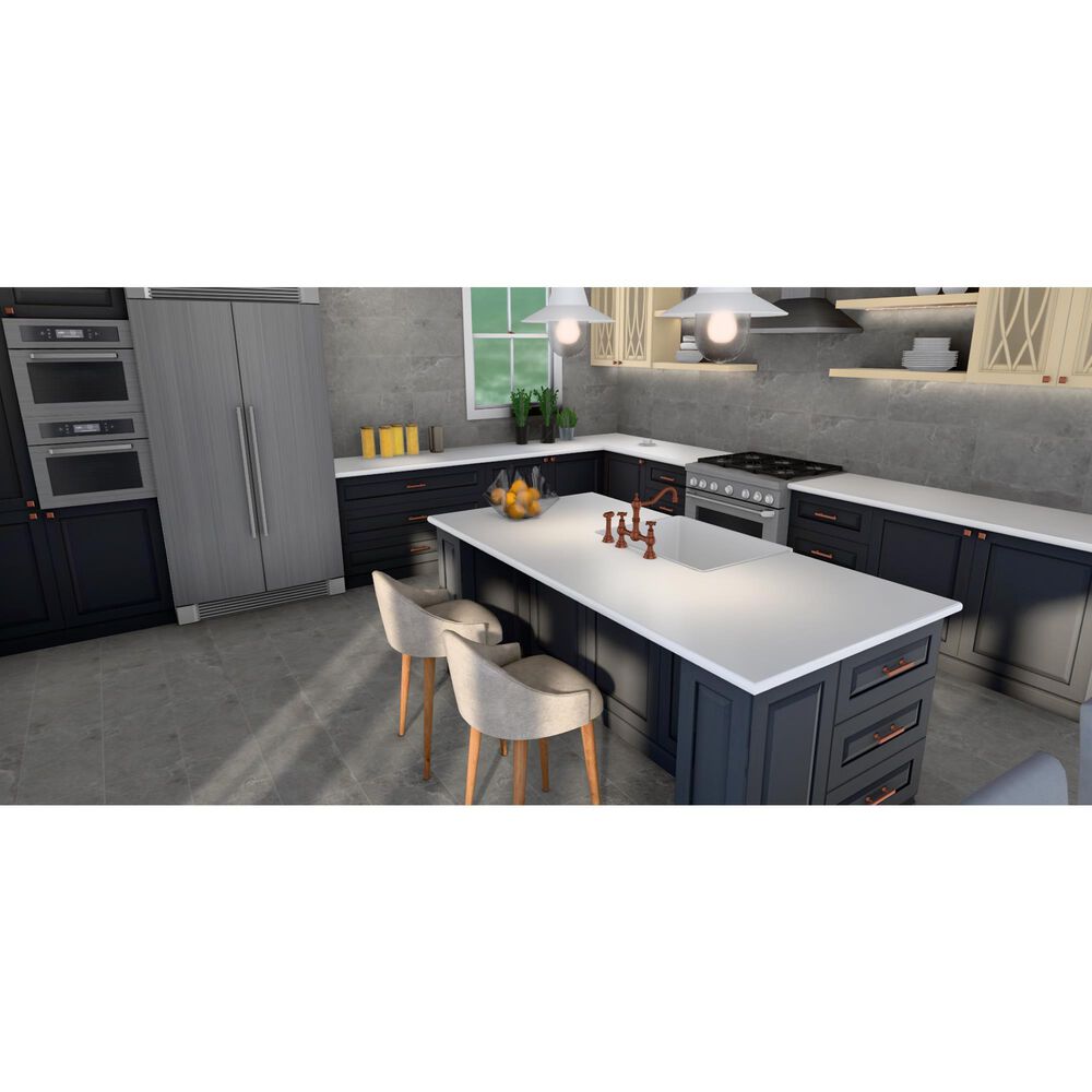 Soho Studio Montech Silver 12" x 24" Matte Porcelain Tile, , large