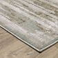 Oriental Weavers Mallory MAL07 Beige and Blue 3"3" x 5" Area Rug, , large