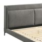 Blue River Legend King Platform Bed in Gray, , large