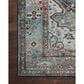 Loloi II Margot 2"3" x 3"9" Ocean and Brick Area Rug, , large
