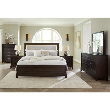 Ashley Neymorton 5-Piece Queen Bedroom Set in Dark Grayish Brown, , large
