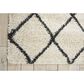 Nourison Brisbane BRI08 8"2" x 10" Ivory and Charcoal Area Rug, , large