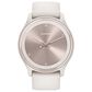 Garmin vivomove Sport Smartwatch in Ivory Case and Silicone Band with Peach Gold Accents, , large