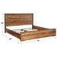 Millenium Dressonni King Panel Bed in Brown, , large