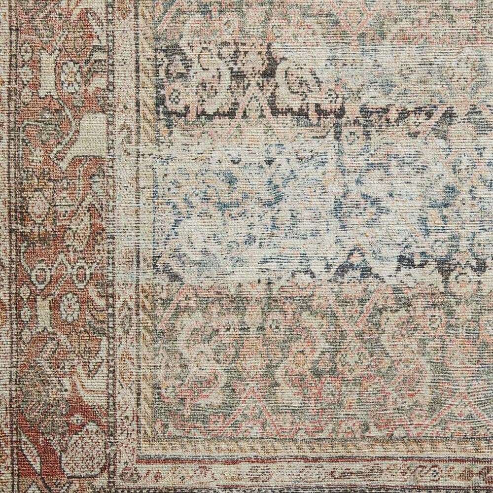 Amber Lewis x Loloi Georgie 8&#39;4&quot; x 11&#39;6&quot; Multicolor and Spice Area Rug, , large