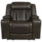 Interlochen Leather Power Recliner in Boston Charcoal, , large