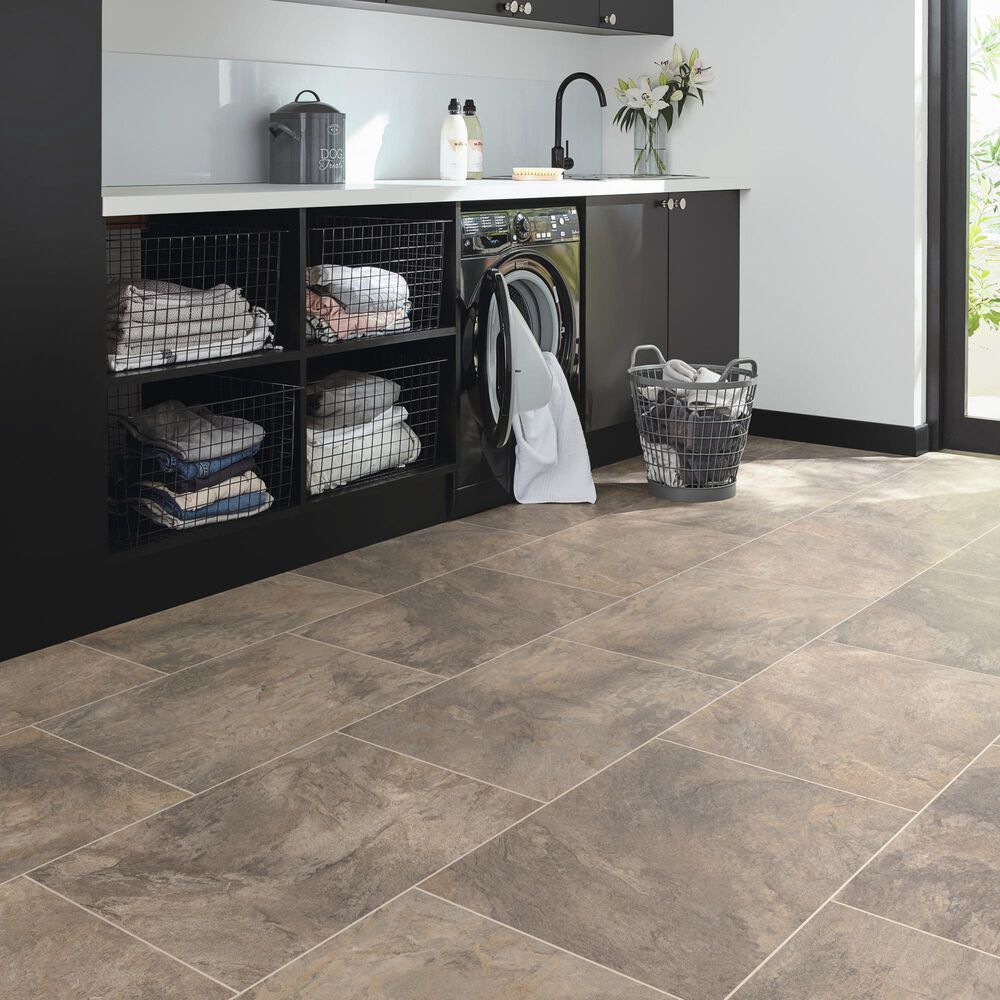 Karndean Korlok Select Mountain Slate 18&quot; x 24&quot; Luxury Vinyl Tile, , large