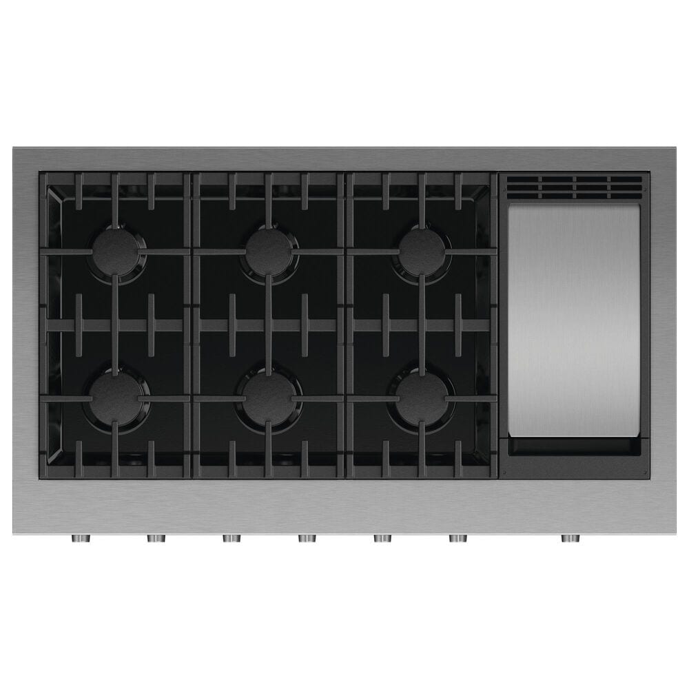 Fisher & Paykel Series 9 Professional 48" Natural Gas Rangetop with Griddle in Stainless Steel, , large