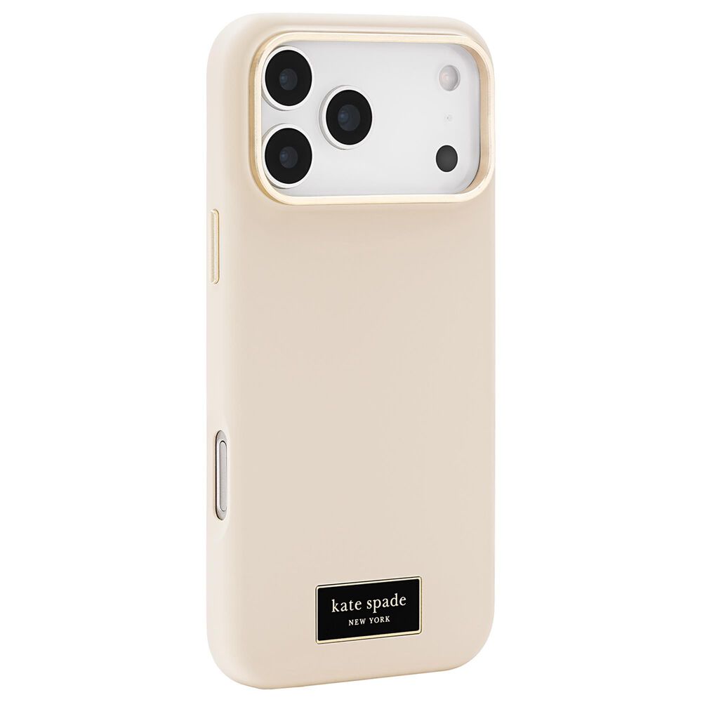 Kate Spade Silicone MagSafe Case for Apple iPhone 17 Pro Max in Icon Perfect Beige, , large