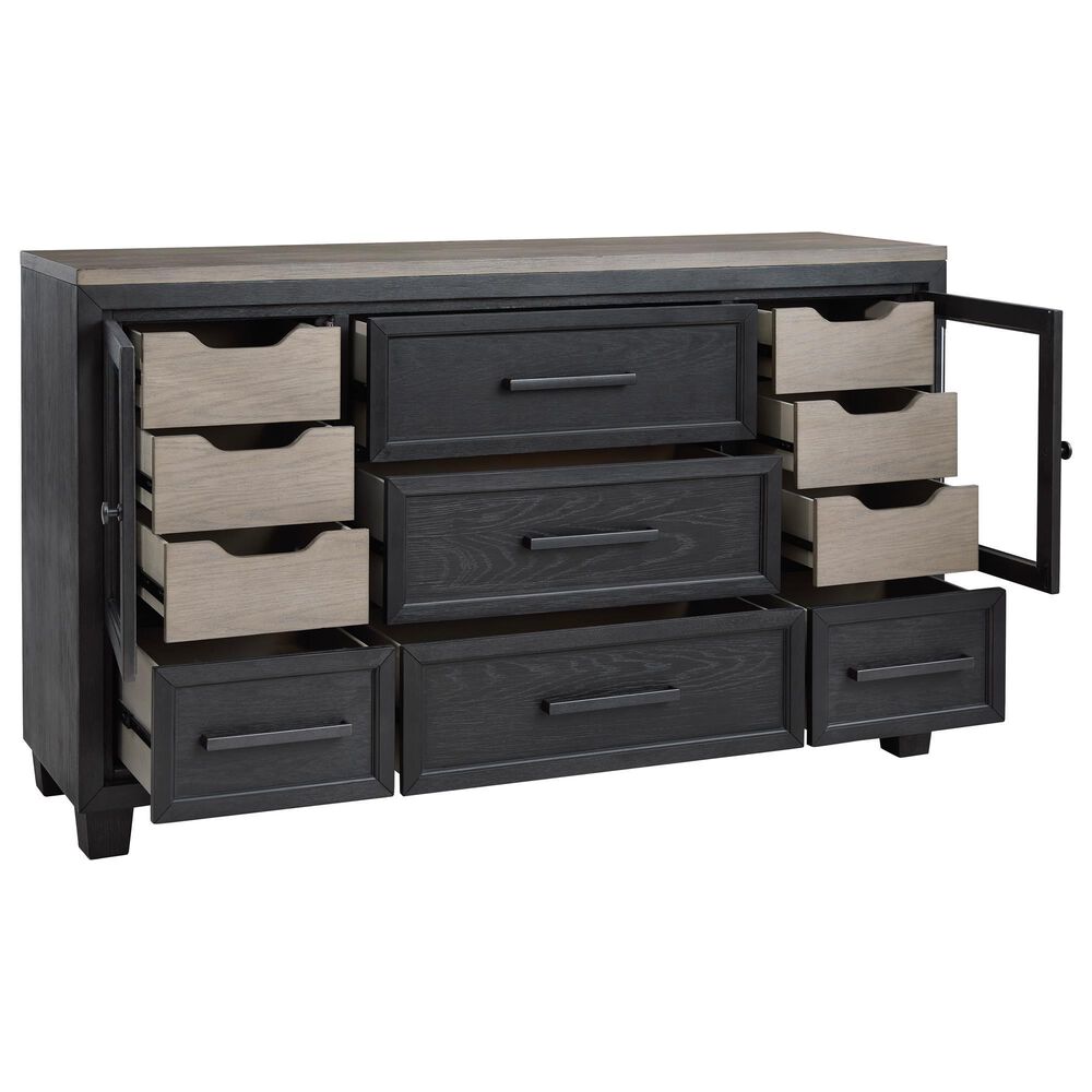 Millenium Foyland 11-Drawer Dresser Only in Black and Brown, , large