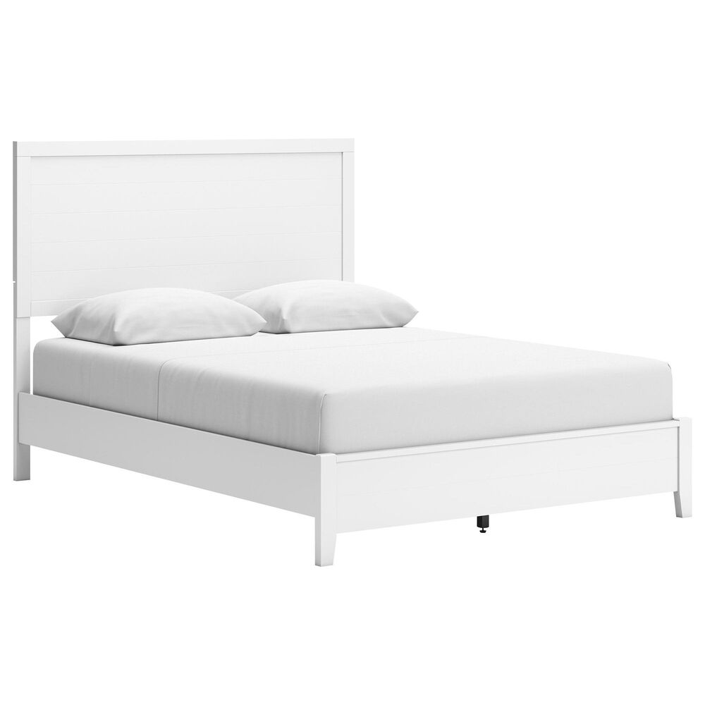 Ashley Binterglen 5-Piece Queen Panel Bedroom Set in White, , large