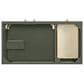 37B Isadore 36" Single Bathroom Vanity Cabinet in Deep Olive Green and White Composite Stone Top and Backsplash, , large
