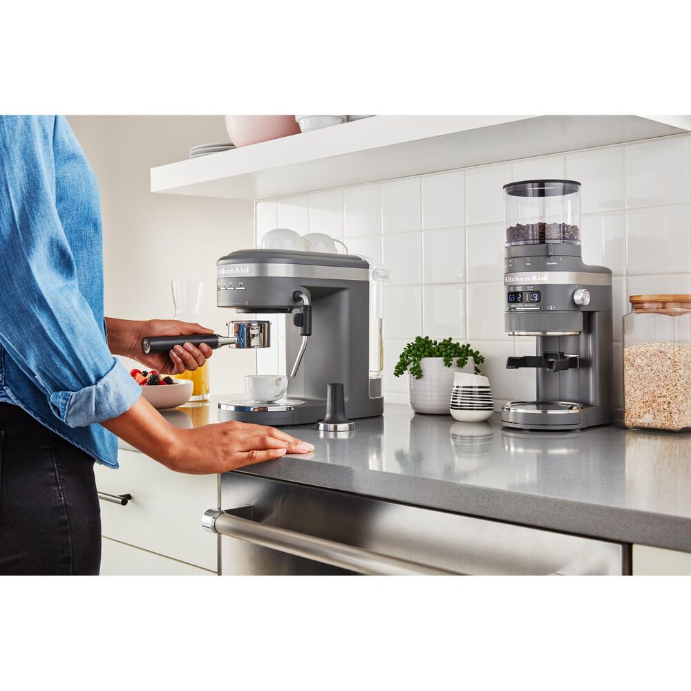 KitchenAid Espresso Machine and Burr Grinder Set in Milkshake + Reviews