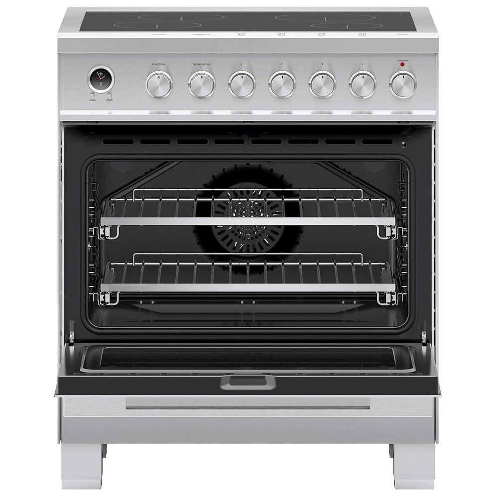 Fisher &amp; Paykel 30&quot; Induction Electric Freestanding Range in Stainless Steel, , large