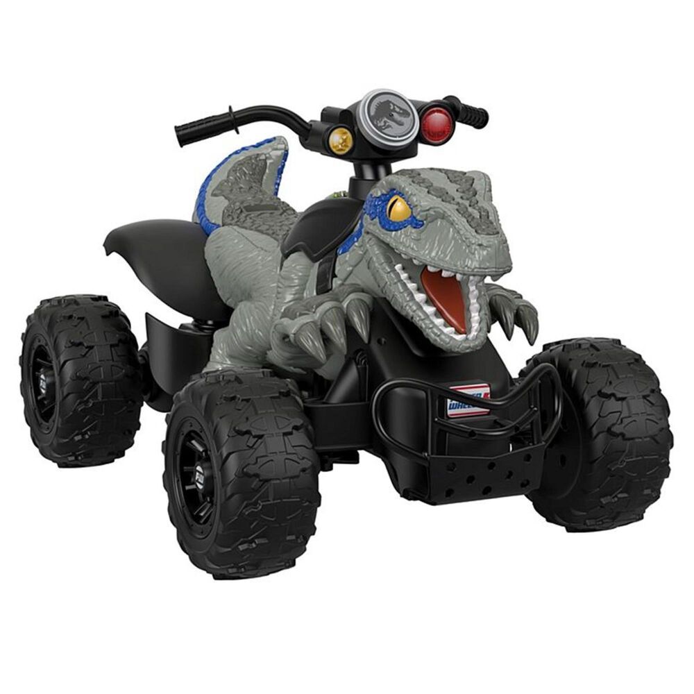 Fisher-Price Power Wheels Jurassic World Dino Racer ATV Ride-On, , large