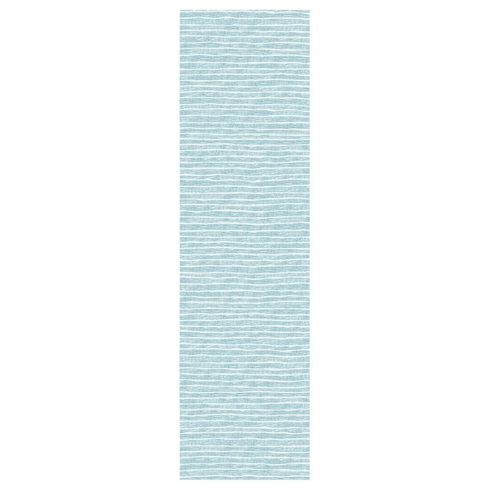 Dalyn Rug Company Laidley 2"3" x 7"6" Sky Blue Indoor/Outdoor Runner, , large
