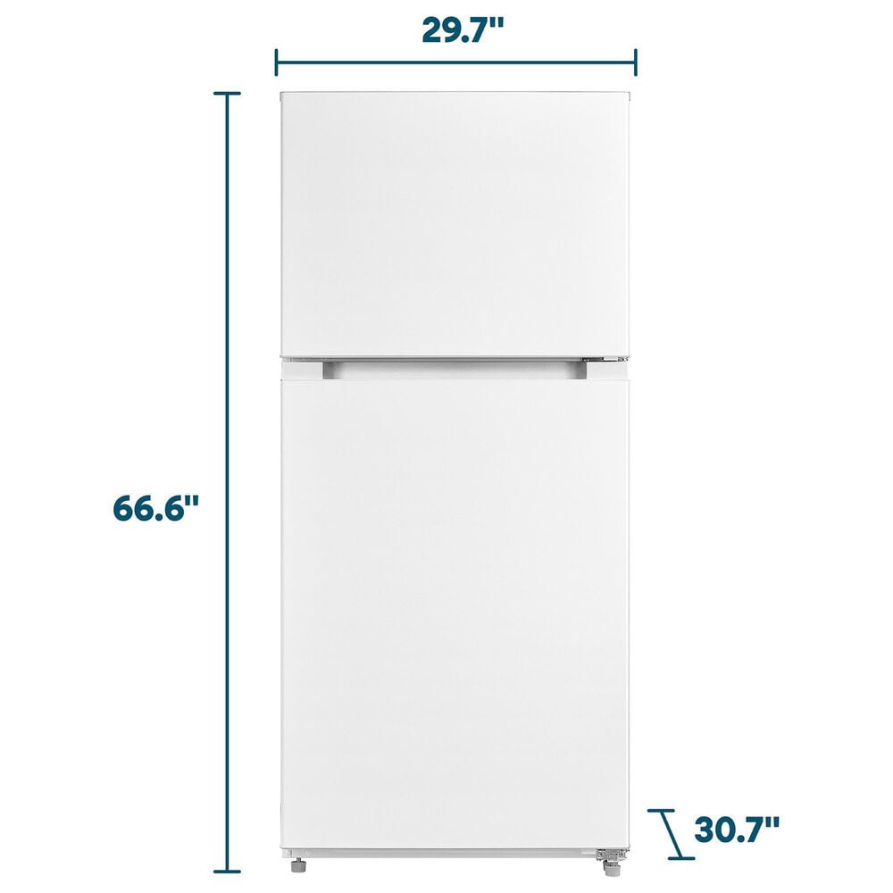 Element 18.1 Cu. Ft. Top Freezer Refrigerator in White, , large