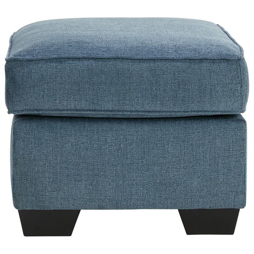 Ashley Cashton Chair and Ottoman in Blue, , large