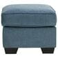 Ashley Cashton Chair and Ottoman in Blue, , large